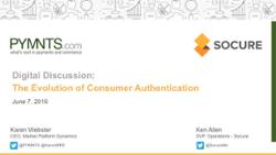 Download the Presentation - Evolution of Authentication